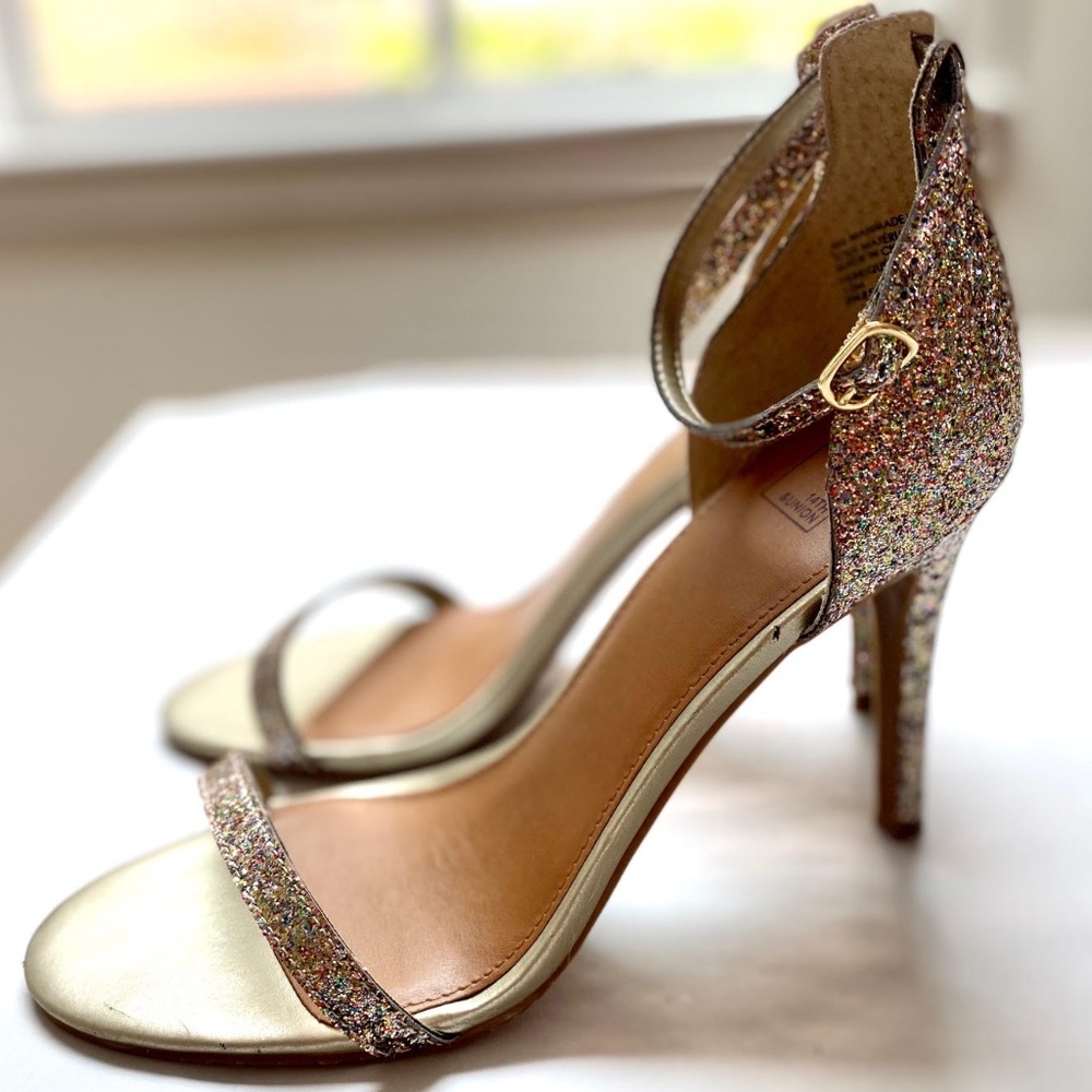 14th & Union Ankle Strap Stiletto Sandal Heel